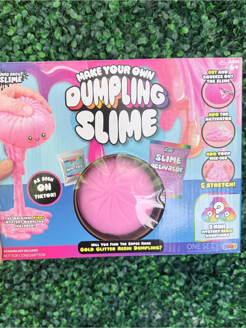 RMS Rare!!!Make Your Own Dumpling Slime Kit - Pink